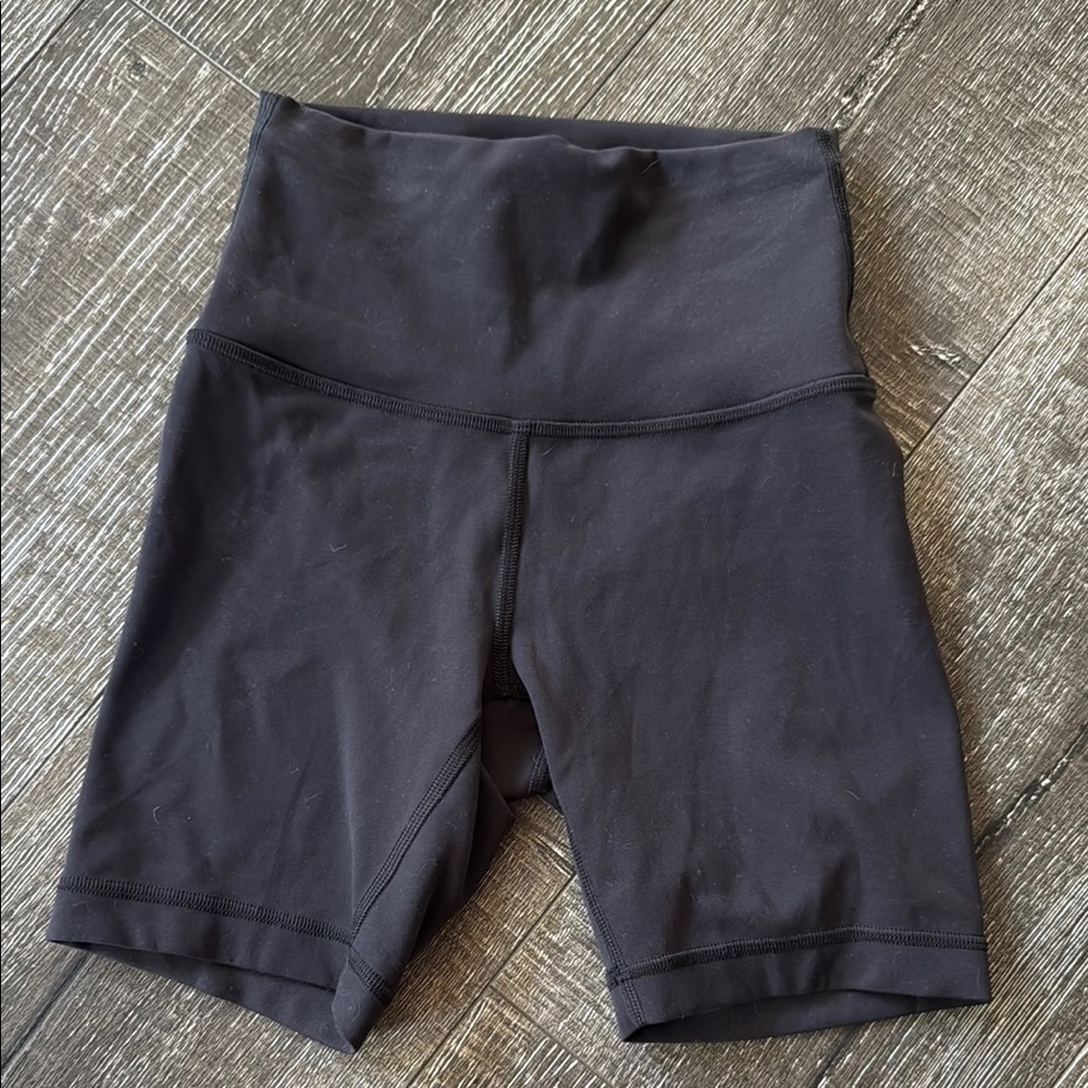 Lululemon Athletica Black Bike Shorts High-Waisted